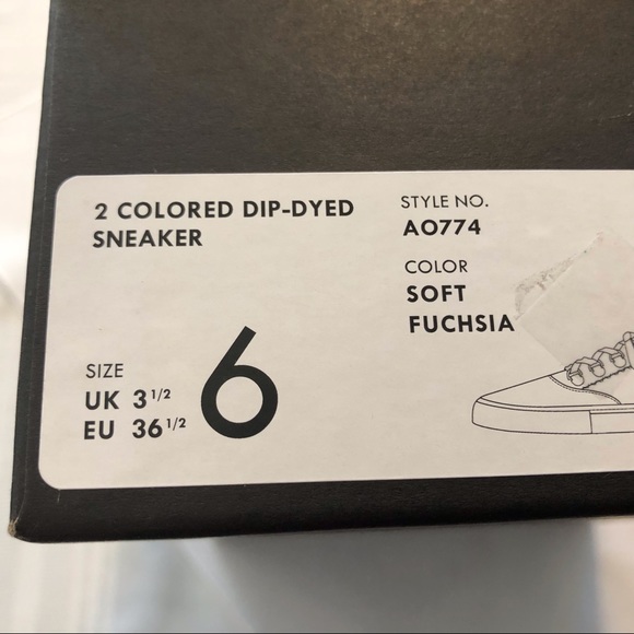 NIB J Crew 2 color dipped sneaker - Picture 7 of 7